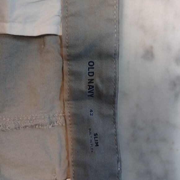 Old Navy Men's Shorts SZ 42 Slim Gray - Picture 4 of 4